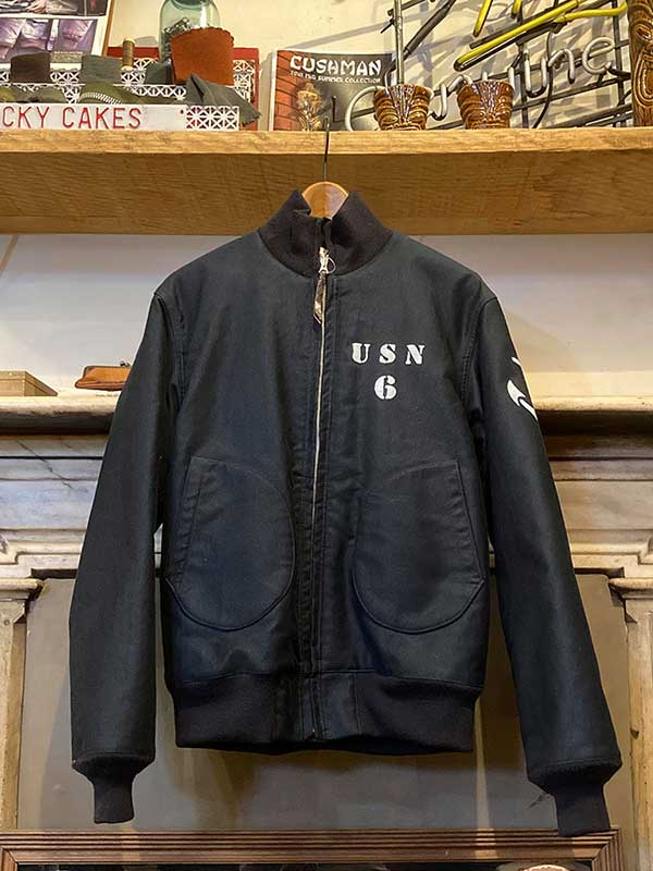 CUSHMAN（クッシュマン）】“ U.S.N DECK ZIP JACKET