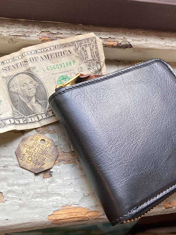 INCEPTION（インセプション）】HORSE HIDE ROUND SHORT WALLET（ホース