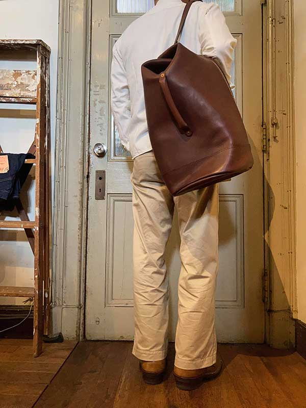 VASCO（ヴァスコ）】LEATHER DUFFLE BAG／BROWN（ブラウン）（VS-200L