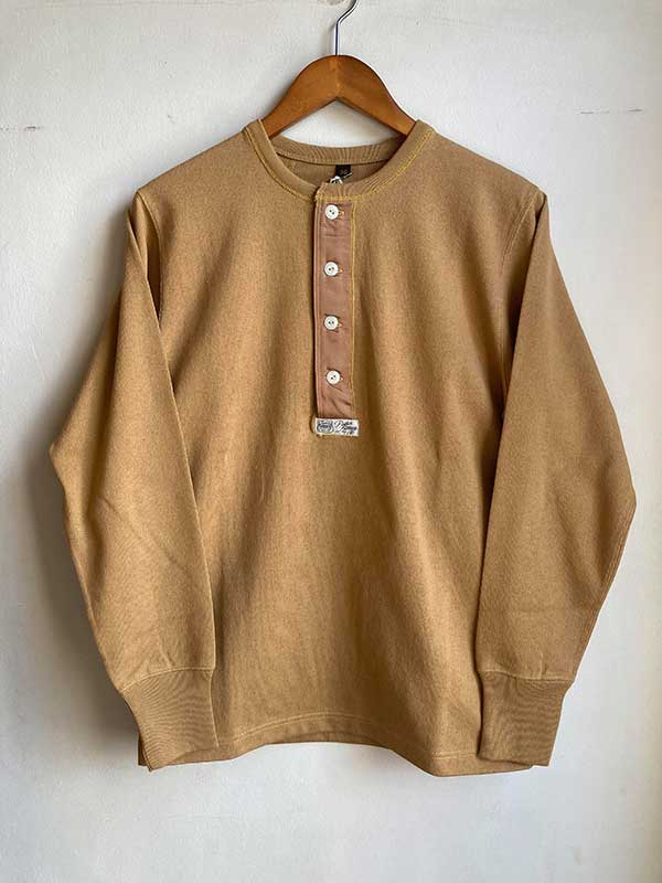 Freewheelers Henley Neck Long Sleeve Shirt 38